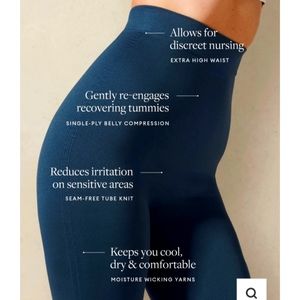 Blanqi postpartum and nursing support leggings (NWOT)